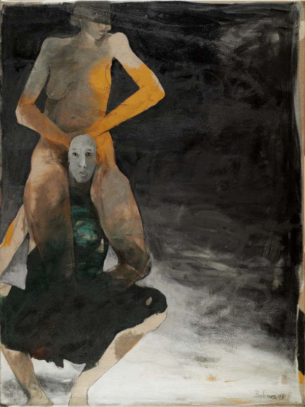 Bahram Hajou - Human Beings : Couple (2008), 200x160cm. (c) Galerie GNG